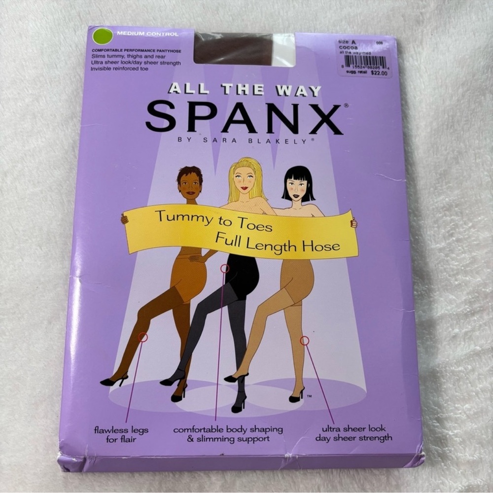 Spanx‎ Tummy to Toes Full Length Hose Coca Size A